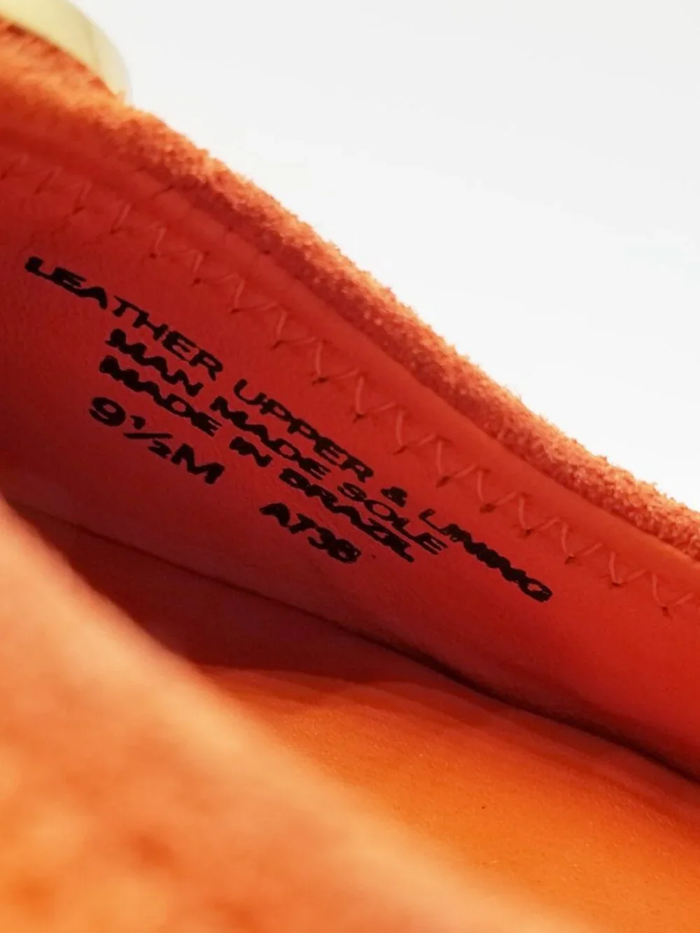 Tory Burch Reva Suede Leather Ballet Flat Orange Size 9.5M Classic Preppy $225 - Picture 10 of 14